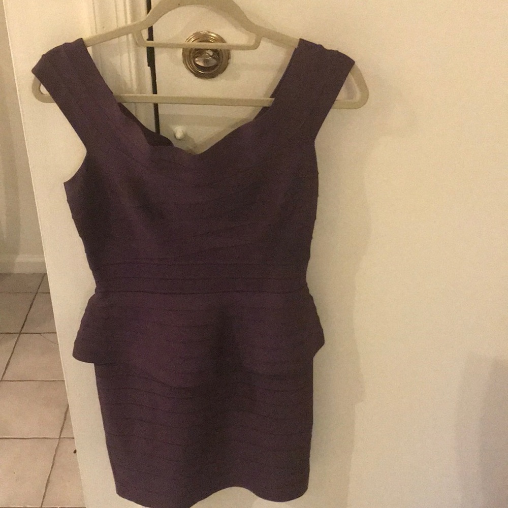 Herve Leger dress -body con style with peplum top